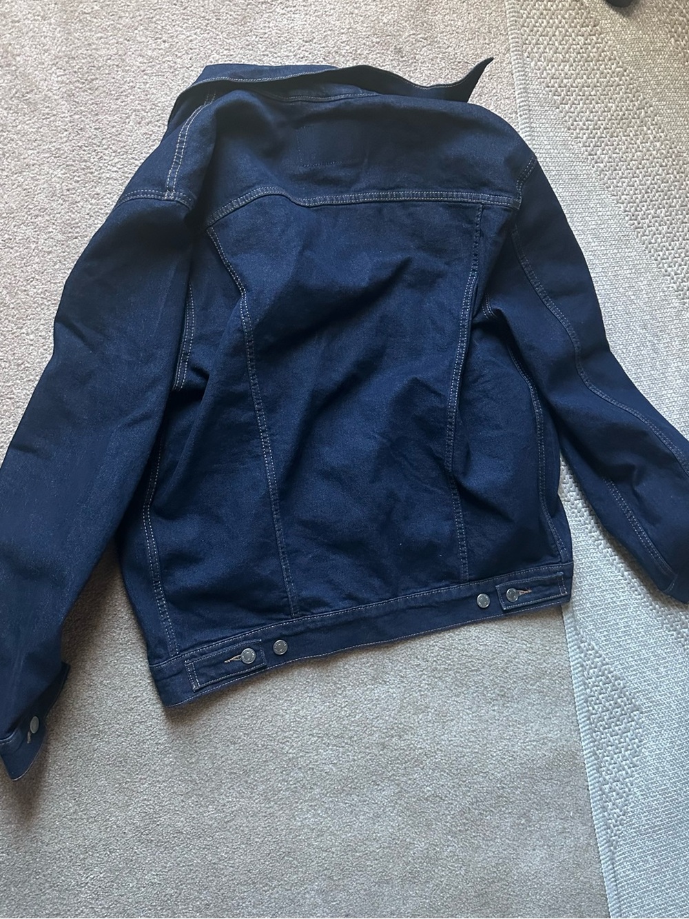 Signature Levi Strauss Men's Dark Blue Denim Jacket - Picture 2 of 5